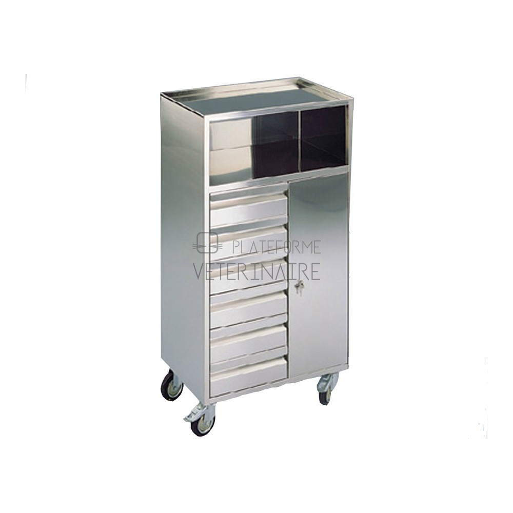 GUERIDON ANESTHESIE 6 TIROIRS GUERIDON ANESTHESIE 6 TIROIRS