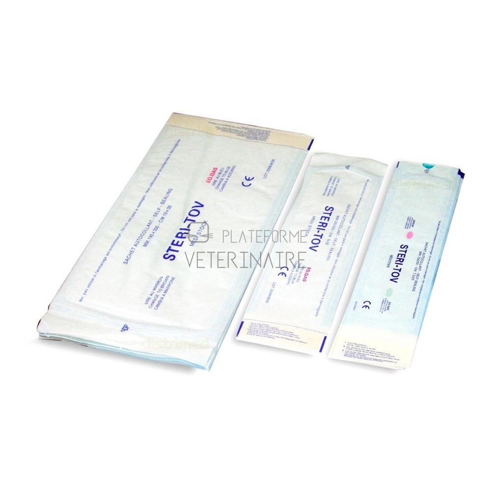 SACHET STERILISATION AUTOCOLLANT 14 X 26 CM (6 X 200)