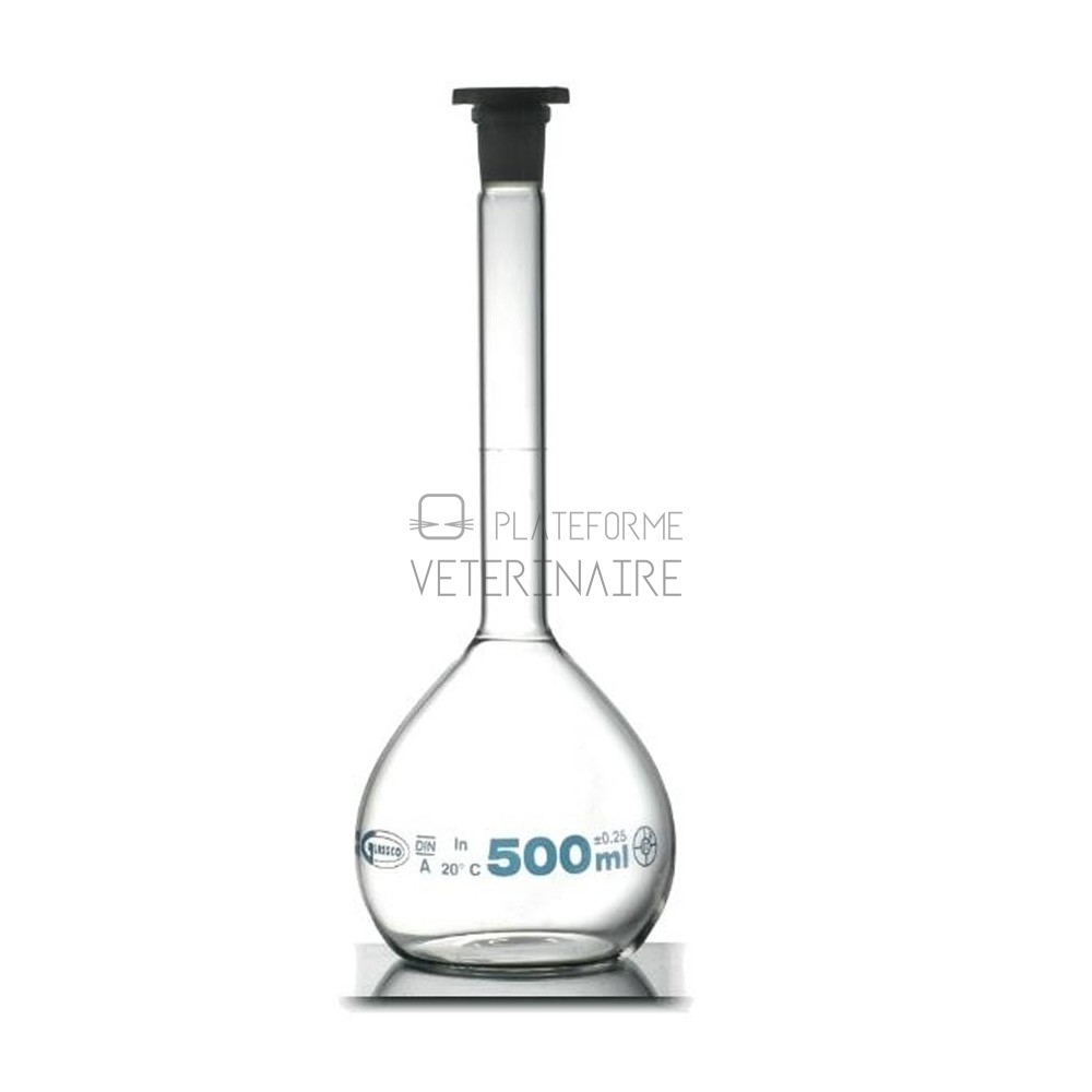 FIOLE JAUGEE VERRE BOUCHEE 1000 ML