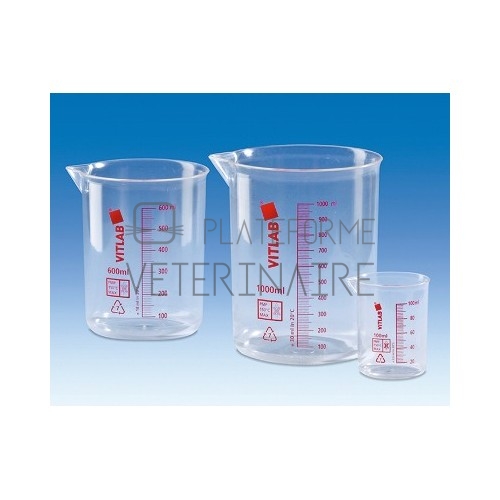 BECHER PLASTIQUE PMP ROUGE 10 ML