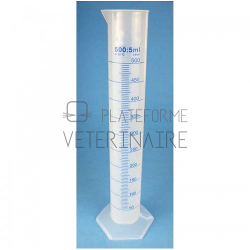 EPROUVETTE PLASTIQUE TPX/SAN 10 ML