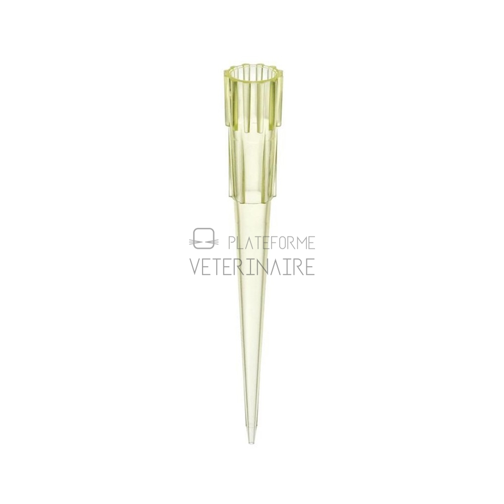 CONE TYPE EPPENDORF TIPS JAUNE  2 - 200 µL (X 1000)