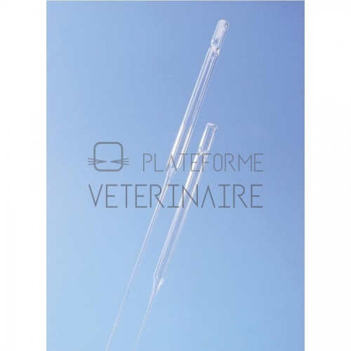 PIPETTE PASTEUR NON STERILE LONG. 230 MM (X 1000)