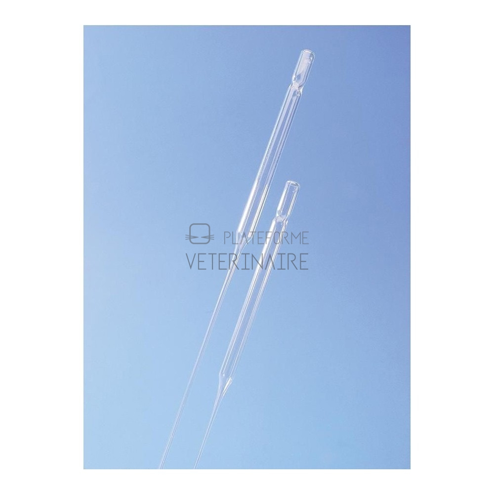 PIPETTE PASTEUR NON STERILE LONG. 230 MM (X 1000)