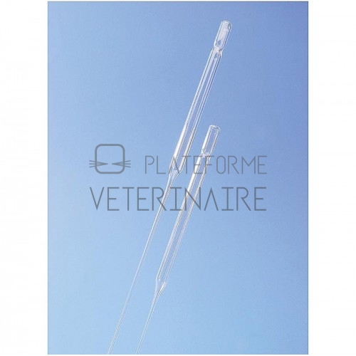 PIPETTE PASTEUR STERILE GRADUEE PE 7 ML / BULBE 3 ML (X 500)