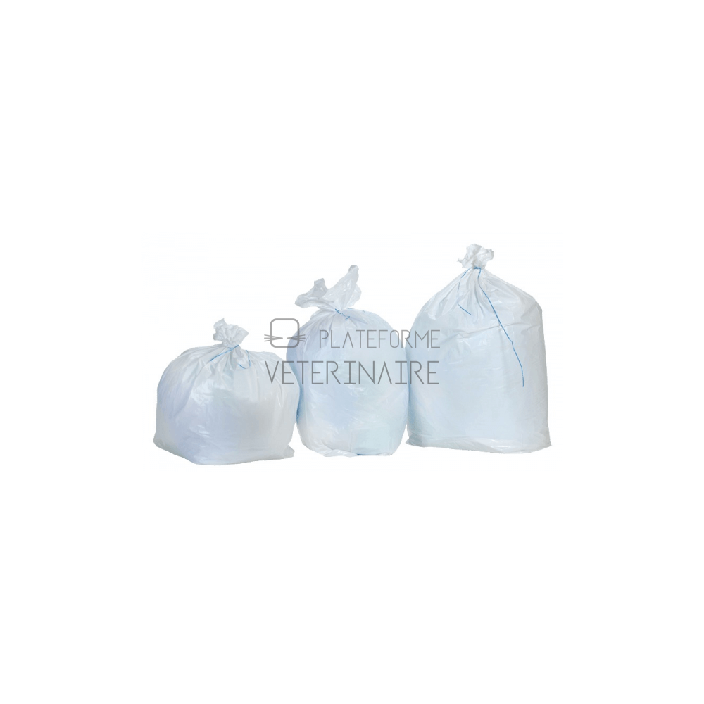 SAC POUBELLE 50 LITRES BLANC (X 500)