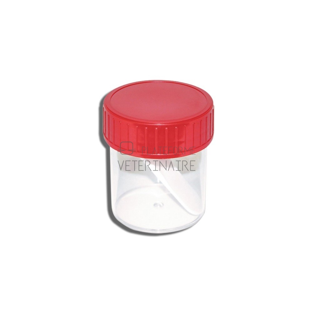 POT COPROLOGIE PS 160ML STERILE + SPATULE  (X 360)