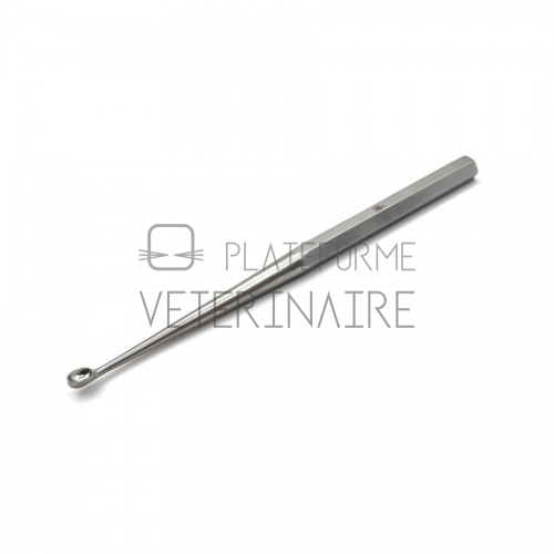 CURETTE A OS DE VOLKMANN MONOBLOC 28 CM X DIAM 10 MM