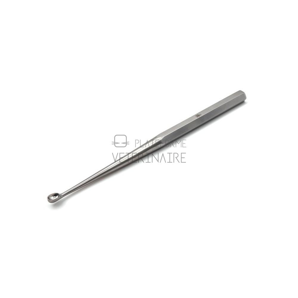 CURETTE A OS DE VOLKMANN MONOBLOC 28 CM X DIAM 10 MM