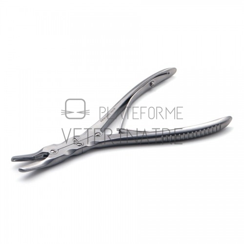 PINCE GOUGE JANSEN SIMPLE ARTICULATION 17,5 CM - MORS 4MM