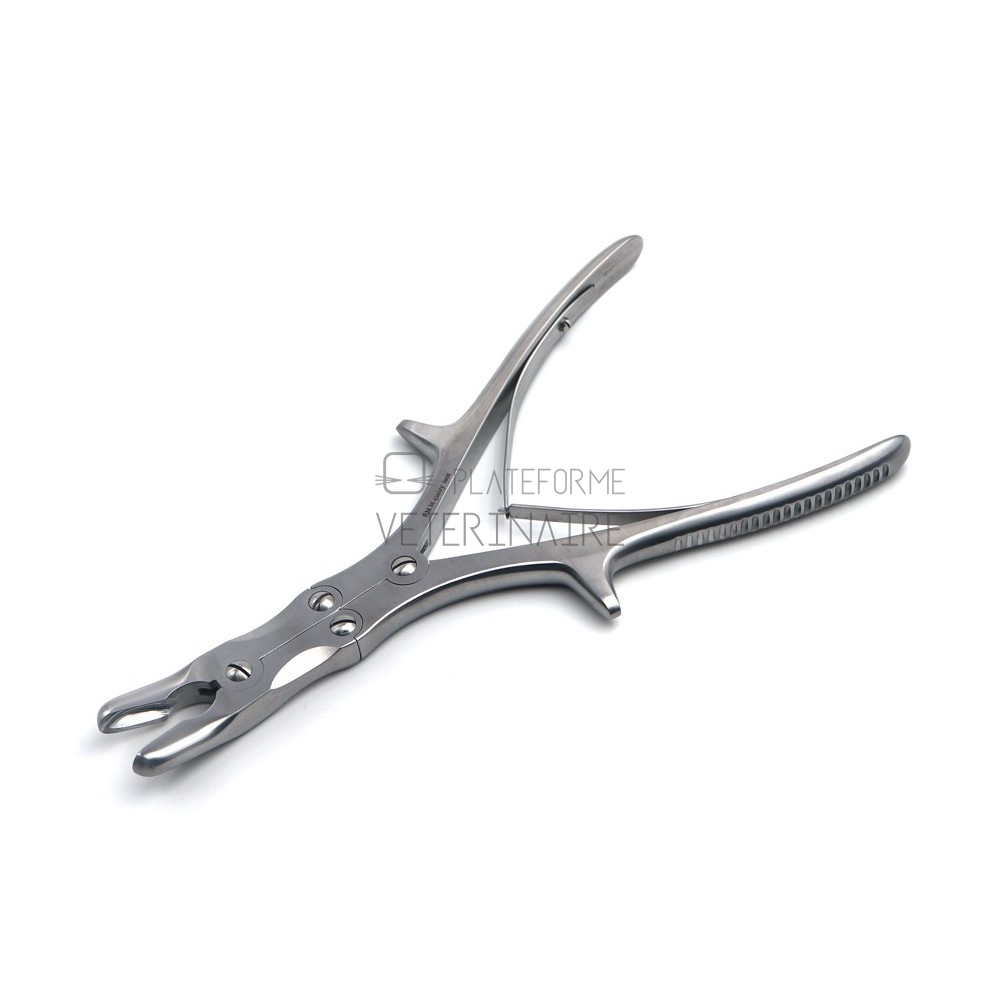 PINCE GOUGE LUER 4 ARTICULATIONS DROITE 27 CM - MORS 8 MM