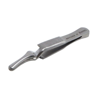 PINCE HEMOSTATIQUE A TENDRE LES FILS DE WECKER 5 CM - COURBE