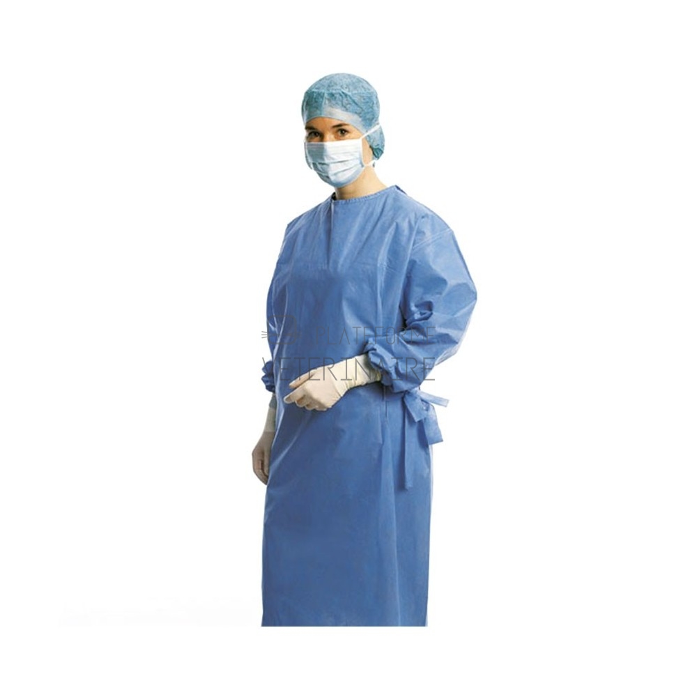 CASAQUE CHIRURGICALE NONTISSE STERILE HAUT.140CM (X 14)