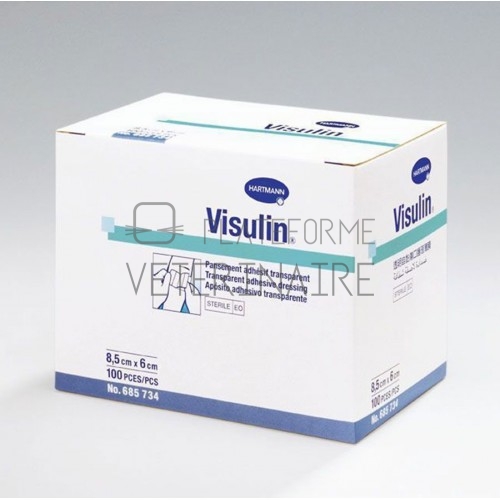 PANSEMENT ADHESIF STERILE VISULIN 14  X 10 CM (X 100)