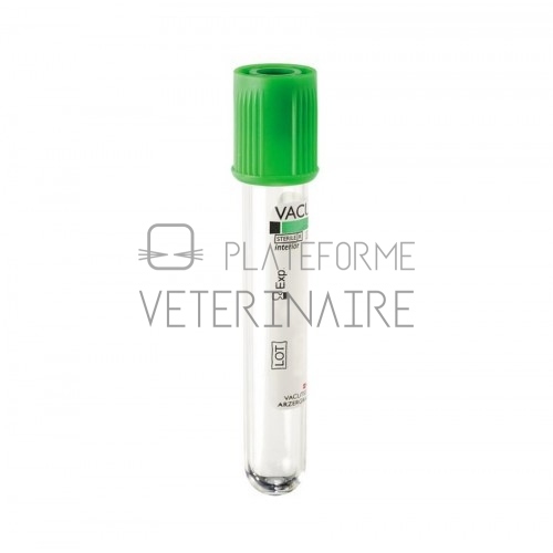 TUBE PRELEVEMENT VACUTEST 5ML HEPARINE LITHIUM (X 100)