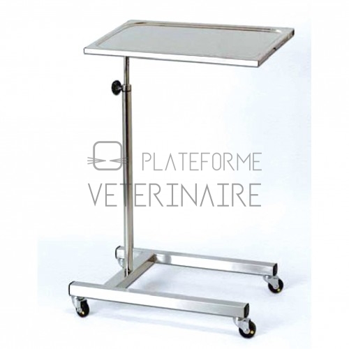 TABLE DE MAYO INOX 600 X 430