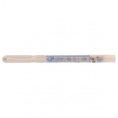 ECOUVILLON SEC STERILE TIGE PLASTIQUE + COTON (X 100)