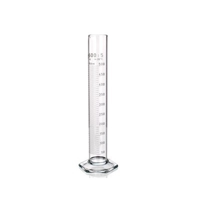 EPROUVETTE VERRE  CLASSE B  GRADUATION BLANCHE 1000ML