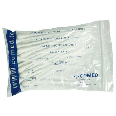 BATONNET DE SOINS TIGE PP 14CM (X 50)