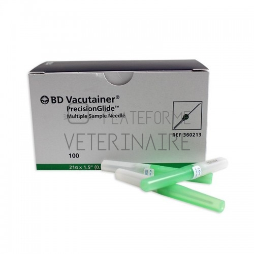 BD AIGUILLE STERILE VACUTAINER 21G - 360213 (X 100)