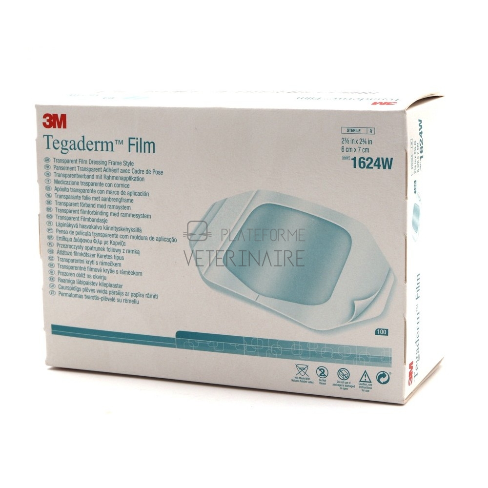 PANSEMENT STERILE TEGADERM 6CM X 7CM (X 100)