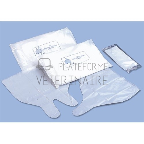 DOIGTIER POLYETHYLENE STERILE 2 DOIGTS EMB.IND.(X 100)