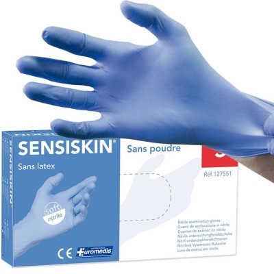 GANT NITRILE SANS POUDRE PETIT (X 100)