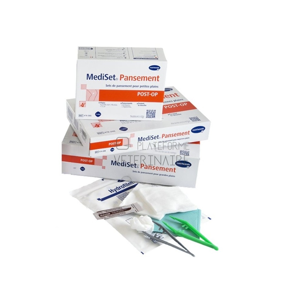 MEDISET PANSEMENTS POST OP MOYENNES PLAIES (12 X 3 SOINS)