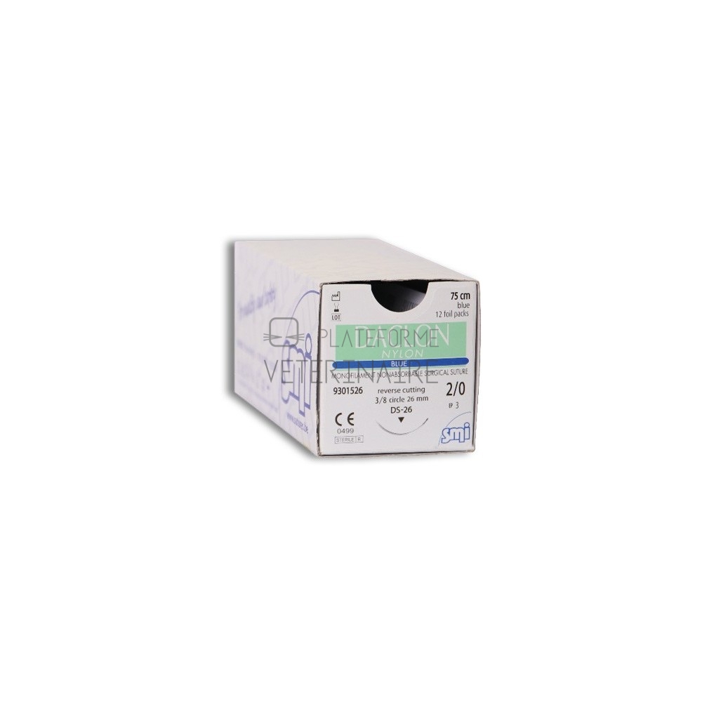 DACLON NYLON DEC.1 (5/0) PT 3/8 12MM 75CM (X 12) DACLON NYLON DEC.1 (5/0) PT 3/8 12MM 75CM (X 12)