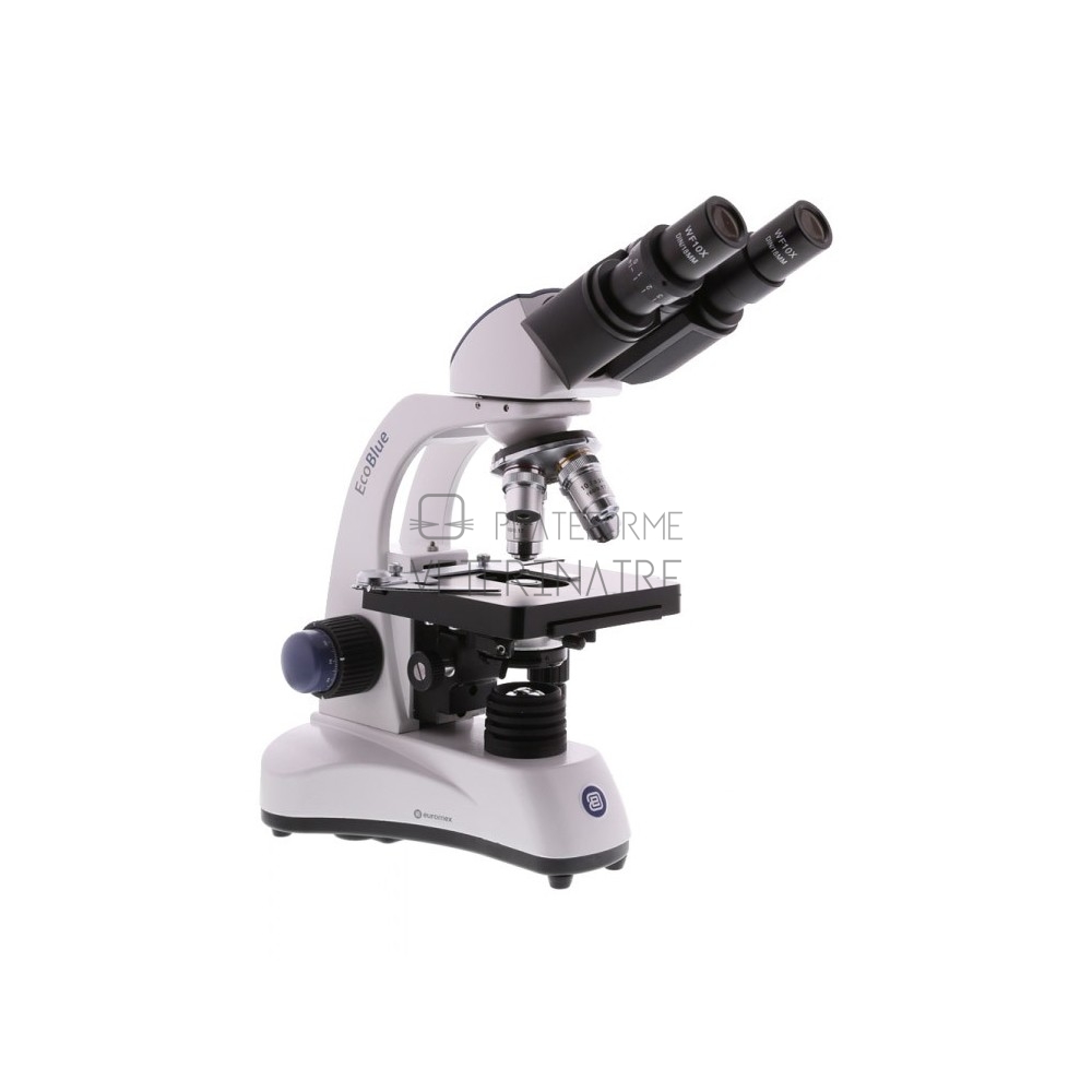 MICROSCOPE BINOCULAIRE ECOBLUE 4 OBJECTIFS A LED ET BATTERIE