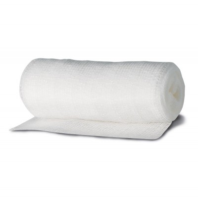 BANDE GAZE EXTENSIBLE NYLON/COTON 4 M X 5CM (BOITE DE 50)