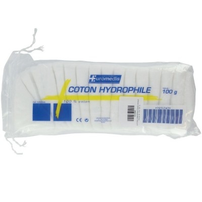 COTON HYDROPHILE EN ACCORDEON SACHET DE 100 GRS