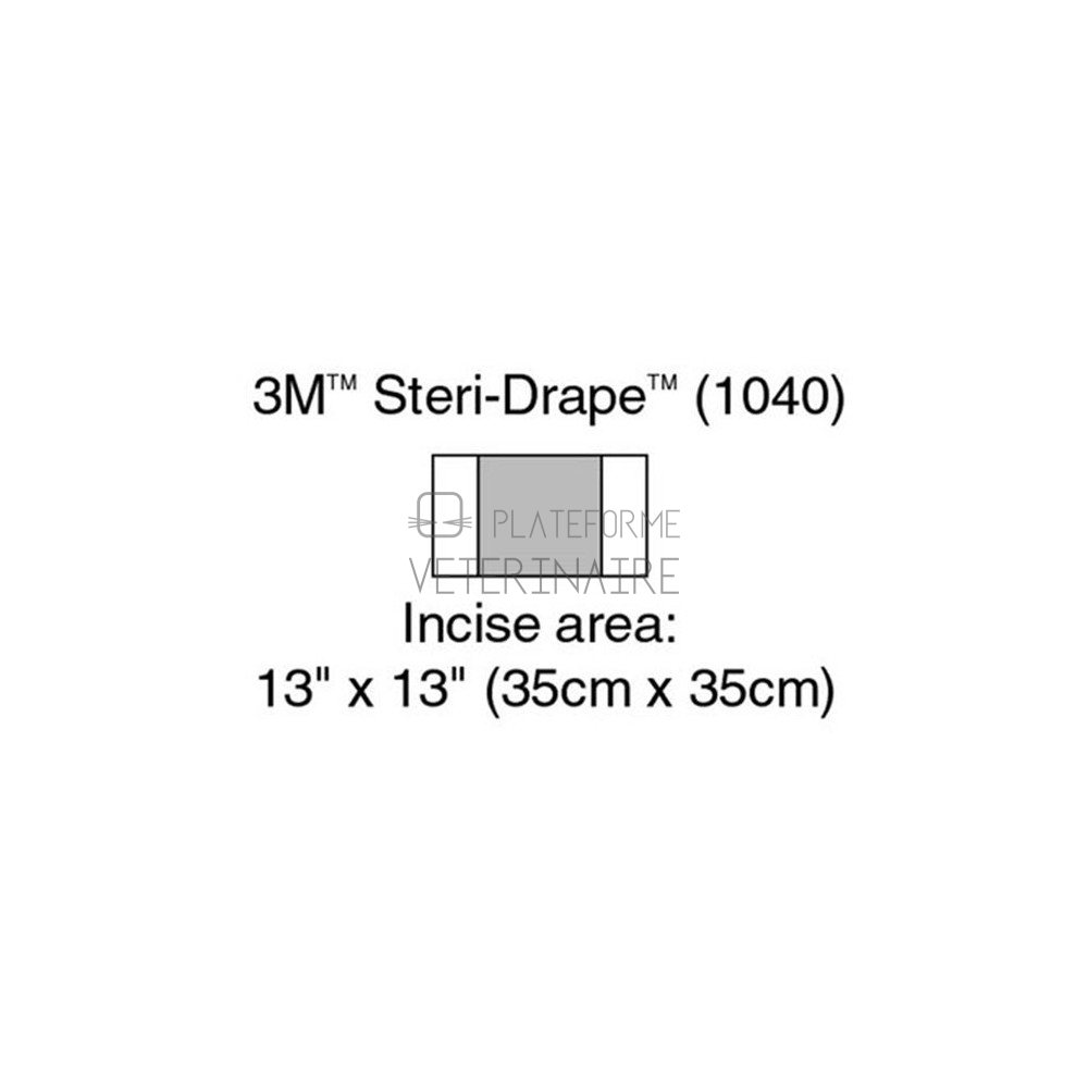 CHAMP STERIDRAPE STERILE 60 X 35 CM (BTE DE 10)