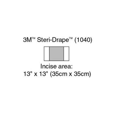 CHAMP STERIDRAPE STERILE 60 X 35 CM (BTE DE 10)