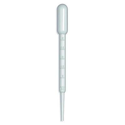 PIPETTE COMPTE GOUTTE PE 5ML L/195MM AVEC SOUFFLET x 100 - Atlantic labo ics