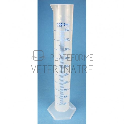 EPROUVETTE GRADUEE POLYPROPYLENE A BEC 2000 ML