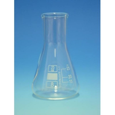 ERLENMEYER VERRE BORO COL ETROIT 25 ML