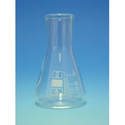 ERLENMEYER VERRE BORO COL ETROIT 25 ML