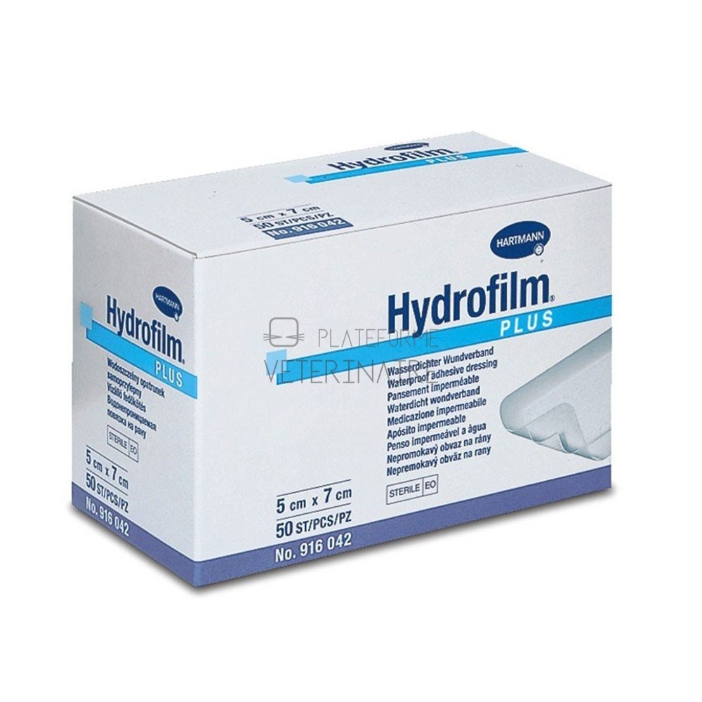 HYDROFILM PANS.ADHESIF STERILE FILM PE+COMP.5X7CM (X 50)