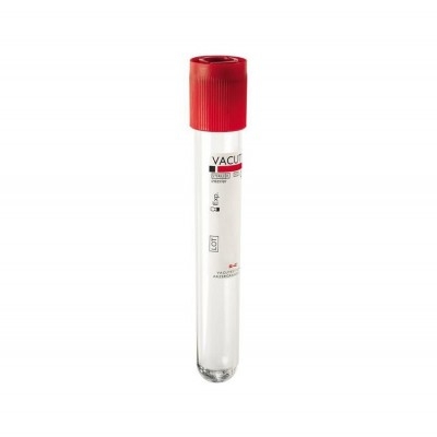 TUBE PRELEVEMENT VACUTEST 10ML SEC/SERUM (X 100)