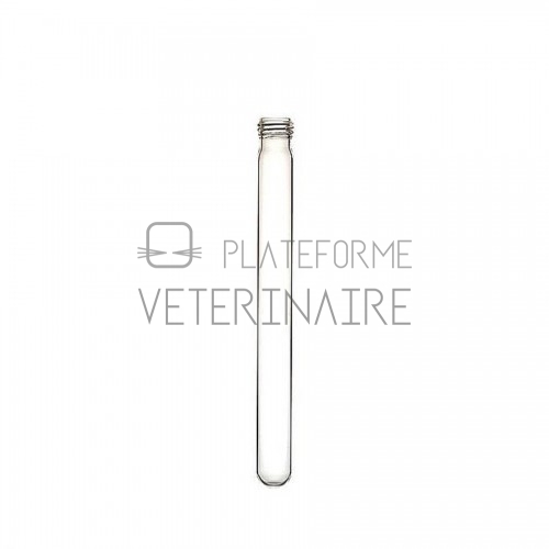 TUBE FOND ROND VERRE A VIS 23ML - 16 X 160 EP.1,2 (X 299)