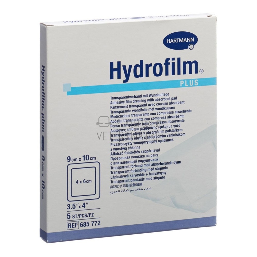 HYDROFILM PANS.ADHESIF STERILE FILM PE+COMP.9X10CM (X 50)