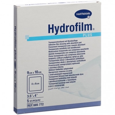 HYDROFILM PANS.ADHESIF STERILE FILM PE+COMP.9X10CM (X 50)