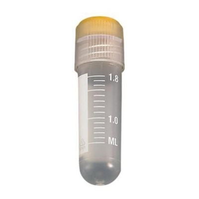 CRYOTUBE STERILE 1,8ML FOND ROND COIFFANT + JUPE (X 100)