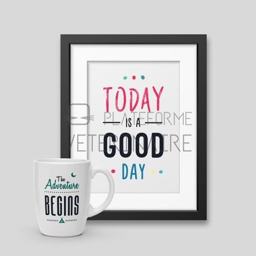 Pack Mug + Affiche encadrée