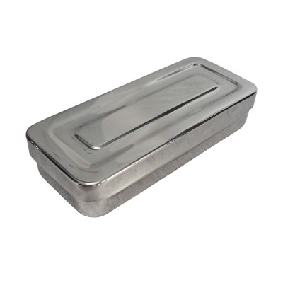 PLATEAU INOX RECTANGULAIRE 42 X 28 X 5 CM