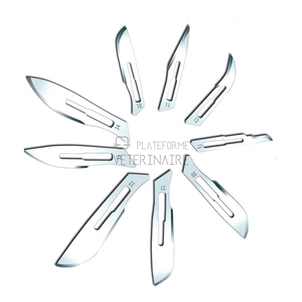 LAME BISTOURI STERILE N°23 POUR MANCHE N°4(LE 100) LAME BISTOURI STERILE N°23 POUR MANCHE N°4(LE 100)