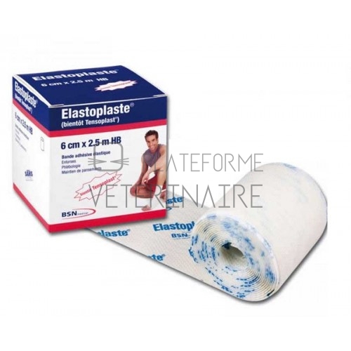 BANDE ELASTOPLASTE HYPOALLERGIQUE HB 2,50 M X 15CM