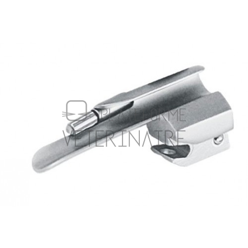 LAME LARYNGOSCOPE STANDARD MILLER 77 MM N° 0