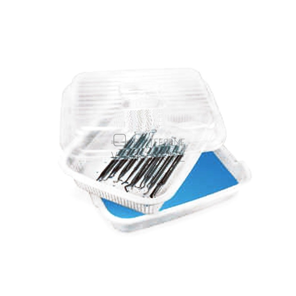 BAC DE TREMPAGE PVC STERILISATION A FROID INSTRUMENTS 30X22CM / 3L